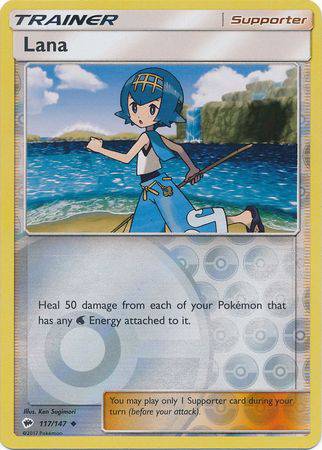 Lana : BURNING SHADOWS (Reverse holo) - 117/147 - Lockett Labs UK