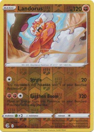 Landorus : FUSION STRIKE (Reverse holo) - 148/264 - Lockett Labs UK