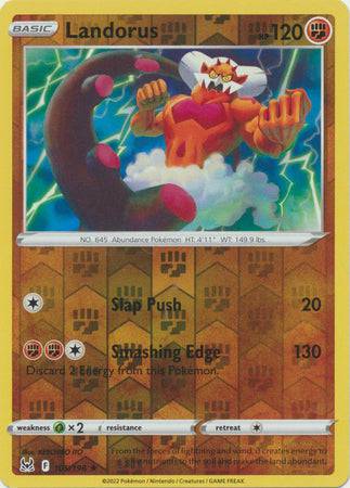 Landorus : LOST ORIGIN (Reverse holo) - 105/196