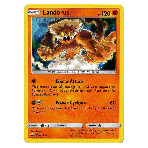 Landorus : UNBROKEN BONDS (Holo) - 103/214