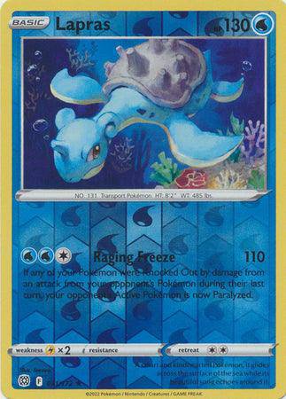 Lapras : BRILLIANT STARS (Reverse holo) - 031/172 - Lockett Labs UK