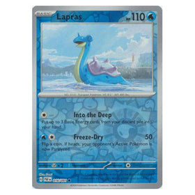 Lapras : PALDEAN FATES (Reverse holo) - 016/091
