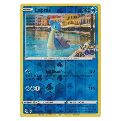 Lapras : POKEMON GO! (Reverse holo) - 023/078