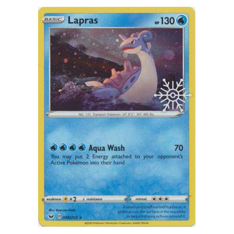 Lapras : PROMO (Holo) (Snowflake Stamp) - 048/202