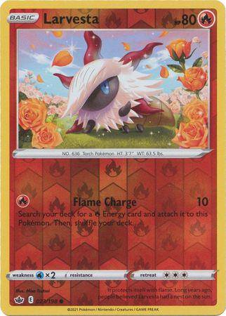 Larvesta : CHILLING REIGN (Reverse holo) - 023/198 - Lockett Labs UK