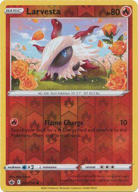 Larvesta : CHILLING REIGN (Reverse holo) - 023/198 - Lockett Labs UK