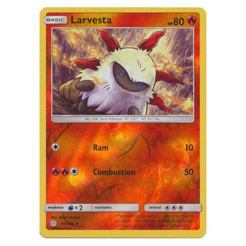 Larvesta : COSMIC ECLIPSE (Reverse holo) - 34/236