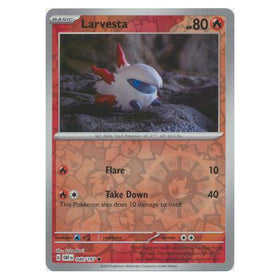 Larvesta : OBSIDIAN FLAMES (Reverse holo) - 040/197