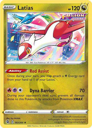 Latias : FUSION STRIKE - 193/264 - Lockett Labs UK
