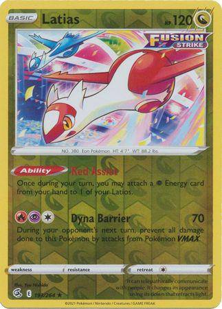 Latias : FUSION STRIKE (Reverse holo) - 193/264 - Lockett Labs UK