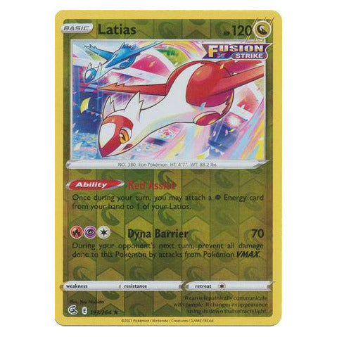 Latias : FUSION STRIKE (Reverse holo) - 193/264
