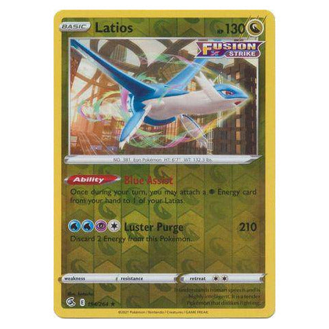 Latios : FUSION STRIKE (Reverse holo) - 194/264