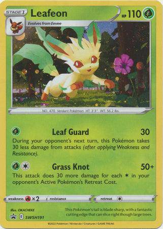 Leafeon : PROMO (Holo) - SWSH191 - Lockett Labs UK