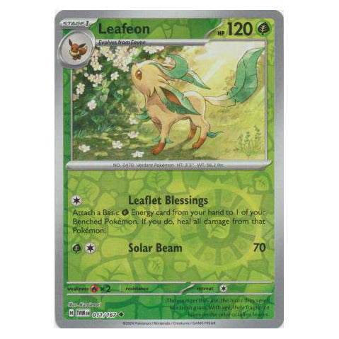 Leafeon : TWILIGHT MASQUERADE (Reverse holo) - 011/167