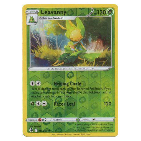 Leavanny : FUSION STRIKE (Reverse holo) - 011/264