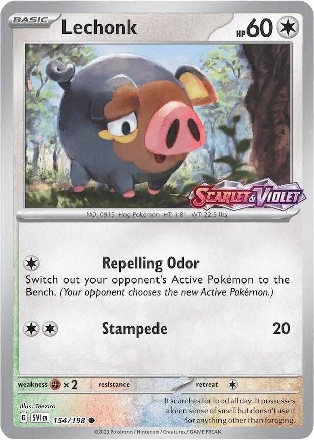 Lechonk : PROMO (Reverse holo) (Sealed)- 154/198 - Lockett Labs UK