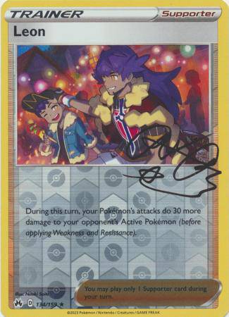 Leon : CROWN ZENITH (Reverse holo) - 134/159 - Lockett Labs UK