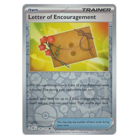 Letter of Encouragement : OBSIDIAN FLAMES (Reverse holo) - 189/197