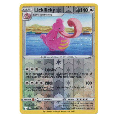 Lickilicky : BATTLE STYLES (Reverse holo) - 114/163