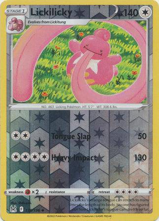 Lickilicky : LOST ORIGIN (Reverse holo) - 139/196