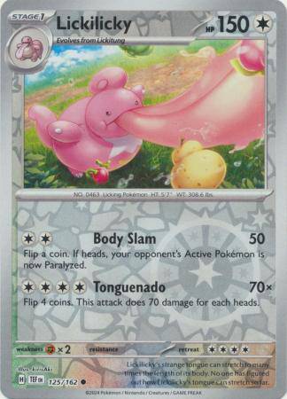 Lickilicky : TEMPORAL FORCES (Reverse holo) - 125/162 - Lockett Labs UK