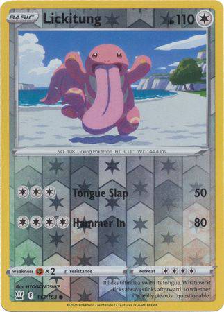 Lickitung : BATTLE STYLES (Reverse holo) - 113/163