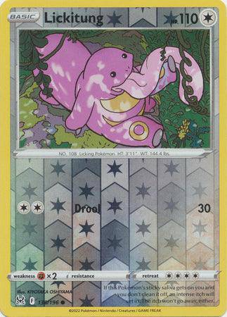 Lickitung : LOST ORIGIN (Reverse holo) - 138/196