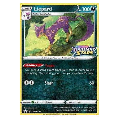 Liepard : BRILLIANT STARS PROMO PRE-RELEASE BUNDLE (Sealed) (Holo)  - SWSH187