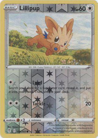 Lillipup : EVOLVING SKIES (Reverse holo) - 133/203 - Lockett Labs UK