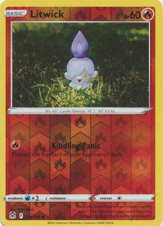 Litwick : LOST ORIGIN (Reverse holo) - 024/196 - Lockett Labs UK