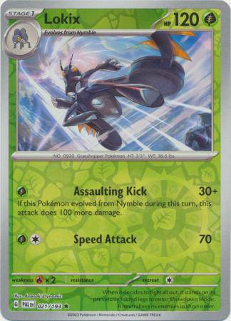 Lokix : PALDEA EVOLVED (Reverse holo) - 021/193