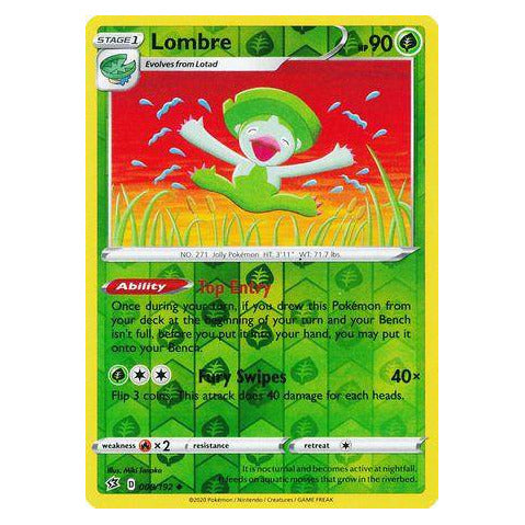 Lombre : REBEL CLASH (Reverse holo) - 008/192
