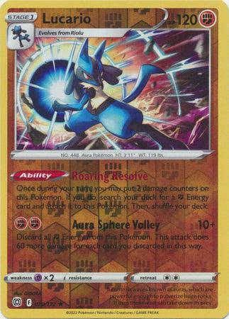 Lucario : BRILLIANT STARS (Reverse holo) - 079/172