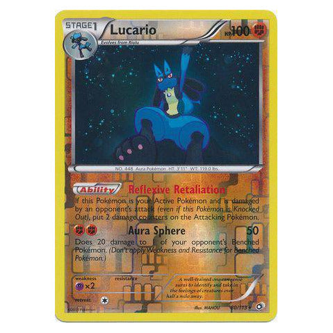 Lucario : LEGENDARY TREASURES (Reverse holo) - 80/113