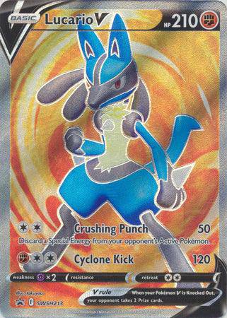 Lucario V : PROMO - SWSH213 - Lockett Labs UK