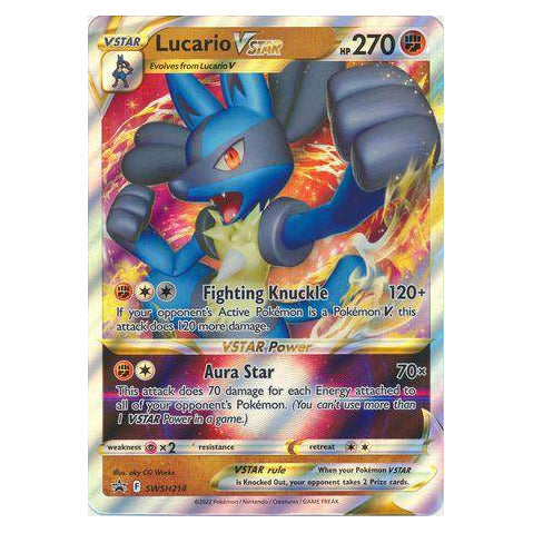 Lucario VSTAR : JUMBO PROMO - SWSH214
