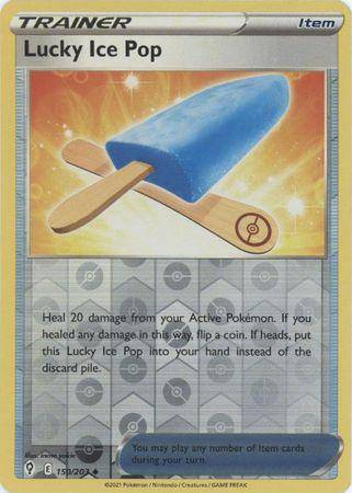 Lucky Ice Pop : EVOLVING SKIES (Reverse holo) - 150/203 - Lockett Labs UK