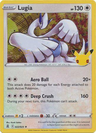 Lugia : CELEBRATIONS (Holo) - 022/025 - Lockett Labs UK