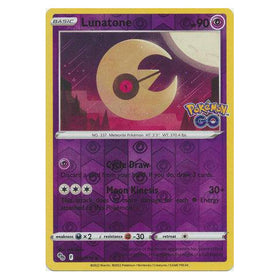 Lunatone : POKEMON GO! (Reverse holo) - 034/078