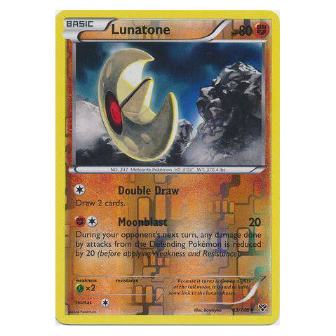 Lunatone : XY BASE (Reverse holo) - 63/146