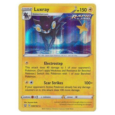 Luxray : BATTLE STYLES  (Holo) - 048/163
