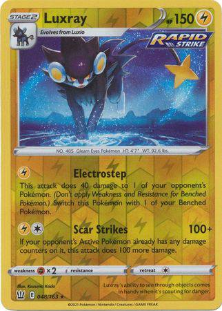 Luxray : BATTLE STYLES (Reverse holo) - 048/163