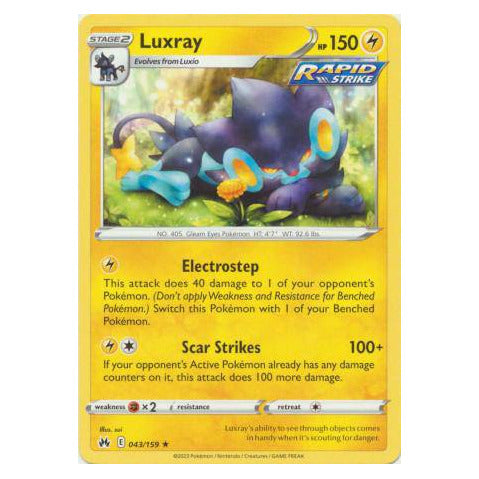 Luxray : CROWN ZENITH - 043/159