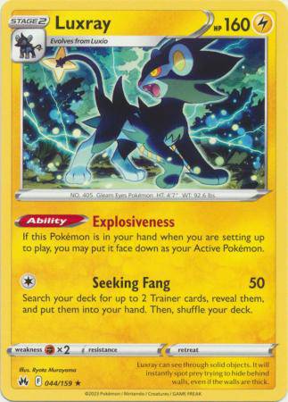 Luxray : CROWN ZENITH - 044/159