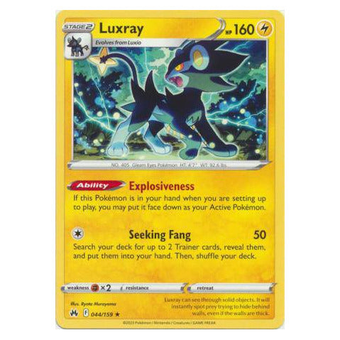 Luxray : CROWN ZENITH - 044/159