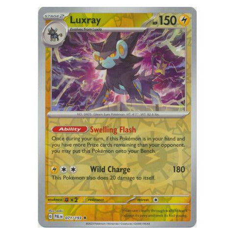 Luxray : PALDEA EVOLVED (Reverse holo) - 071/193