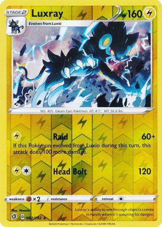 Luxray : REBEL CLASH (Reverse holo) - 062/192