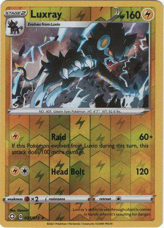 Luxray : SHINING FATES (Reverse holo) - 033/702