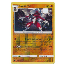 Lycanroc : BURNING SHADOWS (Reverse holo) - 75/147