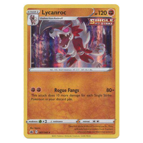 Lycanroc : CHILLING REIGN (Holo) - 087/198